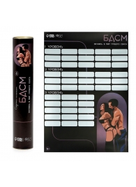 Плакат для двоих со скретч-слоем «БДСМ» - Сима-Ленд - купить с доставкой в Рубцовске