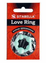 Цветное эрекционное кольцо с 5 бусинами Love Ring - Sitabella - в Рубцовске купить с доставкой