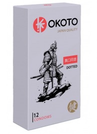 Точечные презервативы OKOTO Dotted - 12 шт. - Sitabella - купить с доставкой в Рубцовске