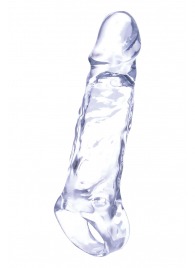 Прозрачная насадка-удлинитель Length Enhancer с подхватом - 16 см. - NMC - в Рубцовске купить с доставкой