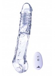 Прозрачная насадка-удлинитель Length Enhancer With Bullet с подхватом - 22,3 см. - NMC - в Рубцовске купить с доставкой