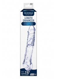 Прозрачная насадка-удлинитель Length Enhancer с подхватом - 22,3 см. - NMC - в Рубцовске купить с доставкой