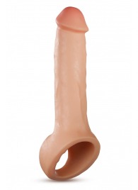 Телесная насадка-удлинитель Thrive 8.75 Inch Realistic Penis Extender Sleeve - 22,2 см. - Blush Novelties - в Рубцовске купить с доставкой