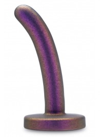 Фиолетовая насадка с гладкой поверхностью Surrender 4.75 Inch Beginner Pegging Dildo - 12 см. - Blush Novelties - купить с доставкой в Рубцовске