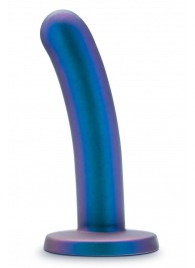 Синяя насадка с гладкой поверхностью Surrender 5.75 Inch Intermediate Pegging Dildo - 14,6 см. - Blush Novelties - купить с доставкой в Рубцовске