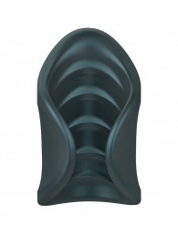 Серый сквозной мастурбатор с вибрацией Manwan Starter - Manwan - в Рубцовске купить с доставкой