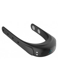 Черное эрекционное виброкольцо на ремешках - Boys of Toys - в Рубцовске купить с доставкой