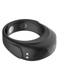 Черное эрекционное виброкольцо на ремешках - Boys of Toys - в Рубцовске купить с доставкой