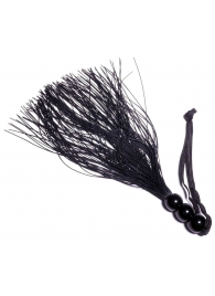 Черная силиконовая плетка - 25,4 см. - Boys of Toys - купить с доставкой в Рубцовске