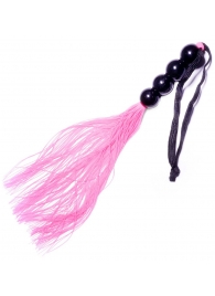 Розовая силиконовая плеть - 35,5 см. - Boys of Toys - купить с доставкой в Рубцовске
