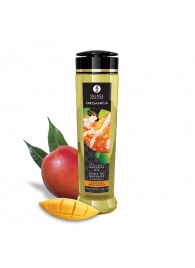 Массажное масло для тела Luscious Mango с ароматом манго - 240 мл. - Shunga - купить с доставкой в Рубцовске