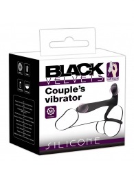 Черная насадка на член с вибрацией Couple’s Vibrator - Orion - в Рубцовске купить с доставкой