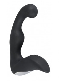 Черный перезаряжаемый стимулятор простаты с вибрацией - 14,6 см. - Orion - в Рубцовске купить с доставкой