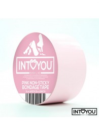Розовый скотч для фиксации Non-Sticky Bondage Tape - 15 м. - Intoyou - купить с доставкой в Рубцовске