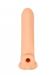 Телесный фаллоудлинитель Titan - 16,5 см. - Lola Games - в Рубцовске купить с доставкой