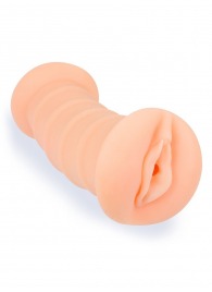 Телесный двусторонний мастурбатор с вибропулей и эрекционными кольцами в комплекте - Sexy Girl - в Рубцовске купить с доставкой