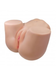 Телесный мастурбатор Julia с 2 любовными тоннелями - Baile - в Рубцовске купить с доставкой