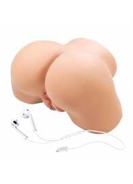 Телесный мастурбатор Olivia с 2 любовными отверстиями - Baile - в Рубцовске купить с доставкой