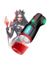 Интерактивный мастурбатор Raven с вакуумом, вибрацией и подсветкой - Shots Media BV - в Рубцовске купить с доставкой