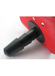 Красные трусики со штырьком для насадки - БДСМ Арсенал - купить с доставкой в Рубцовске