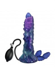 Фиолетовый яйцеродящий фаллоимитатор Duskwalker Sentinal на присоске - 22,4 см. - Baile - купить с доставкой в Рубцовске