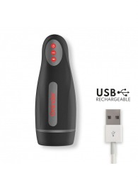 Черный автоматический мастурбатор с управлением через приложение - Oninder - в Рубцовске купить с доставкой