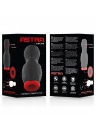 Черно-красный мастурбатор с вибрацией и всасыванием - JAMYJOB - в Рубцовске купить с доставкой