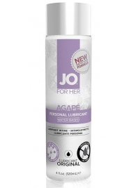 Женский лубрикант на водной основе JO AGAPE LUBRICANT ORIGINAL - 120 мл. - System JO - купить с доставкой в Рубцовске