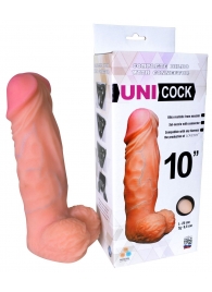 Фаллическая насадка Харнесс UNICOCK 10  - 25 см. - LOVETOY (А-Полимер) - купить с доставкой в Рубцовске