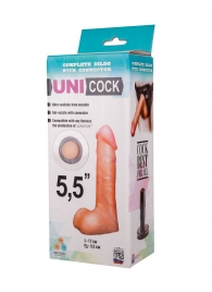 Фаллическая насадка Харнесс UNICOCK 5,5  - 17 см. - LOVETOY (А-Полимер) - купить с доставкой в Рубцовске