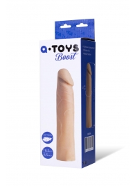 Реалистичная насадка с ярко выраженной головкой - 16,5 см. - A-toys - в Рубцовске купить с доставкой