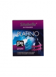 Стимулирующая насадка со спиралью из усиков Platino  Шторм - Sitabella - купить с доставкой в Рубцовске