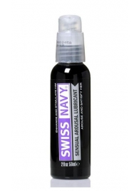 Возбуждающий гель-лубрикант на водной основе Sensual Arousal Lubricant - 59 мл. - Swiss navy - купить с доставкой в Рубцовске