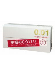 Супер тонкие презервативы Sagami Original 0.01 - 5 шт. - Sagami - купить с доставкой в Рубцовске