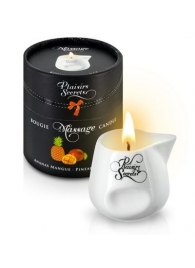 Массажная свеча с ароматом манго и ананаса Bougie de Massage Ananas Mangue - 80 мл. - Plaisir Secret - купить с доставкой в Рубцовске