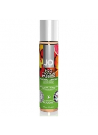 Смазка с ароматом тропических фруктов JO Flavored Tropical Passion - 30 мл. - System JO - купить с доставкой в Рубцовске