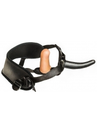 Женский страпон с вагинальной пробкой Woman Strap - 12 см. - LOVETOY (А-Полимер) - купить с доставкой в Рубцовске