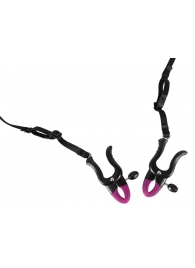 Трусики с зажимами для половых губ и бусинками для массажа промежности - Orion - купить с доставкой в Рубцовске