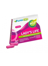 Возбуждающие капсулы Ladys Life - 14 капсул (0,35 гр.) - SuperCaps - купить с доставкой в Рубцовске
