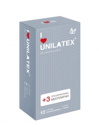 Презервативы с точками Unilatex Dotted - 12 шт. + 3 шт. в подарок - Unilatex - купить с доставкой в Рубцовске