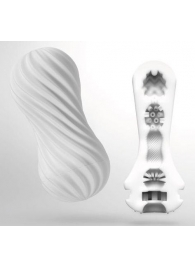 Мастурбатор FLEX Silky White с мягким рельефом - Tenga - в Рубцовске купить с доставкой