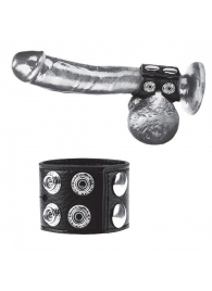 Ремень на член и мошонку 1.5  Cock Ring With Ball Strap - BlueLine - купить с доставкой в Рубцовске