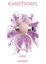 Розовое эрекционное виброколечко Emotions Minnie Light pink - Lola Games - в Рубцовске купить с доставкой