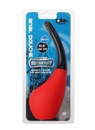 Анальный душ MENZSTUFF 310ML ANAL DOUCHE RED/BLACK - Dream Toys - купить с доставкой в Рубцовске