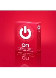 Супертонкие презервативы ON) Super Thin - 3 шт. - ON) - купить с доставкой в Рубцовске