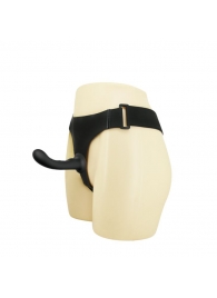 Страпон с изогнутой головкой Ultra Harness Curvy Dildo - 15,8 см. - Baile - купить с доставкой в Рубцовске