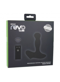 Чёрный перезаряжаемый массажёр предстательной железы NEXUS Revo Slim - Nexus Range - в Рубцовске купить с доставкой