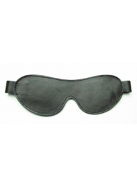 Маска на глаза из гладкой кожи - БДСМ Арсенал - купить с доставкой в Рубцовске