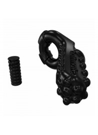 Чёрное эрекционное виброкольцо Tickle - Bathmate - в Рубцовске купить с доставкой