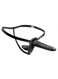 Женский страпон с вагинальной пробкой Double Penetrix Strap-on - 15 см. - Pipedream - купить с доставкой в Рубцовске